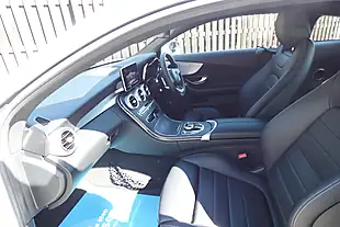 Used 2018 Mercedes-Benz C Class AMG Line White - Interior and Exterior details 9