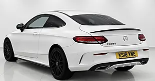 Used 2018 Mercedes-Benz C Class AMG Line White - Interior and Exterior details 4