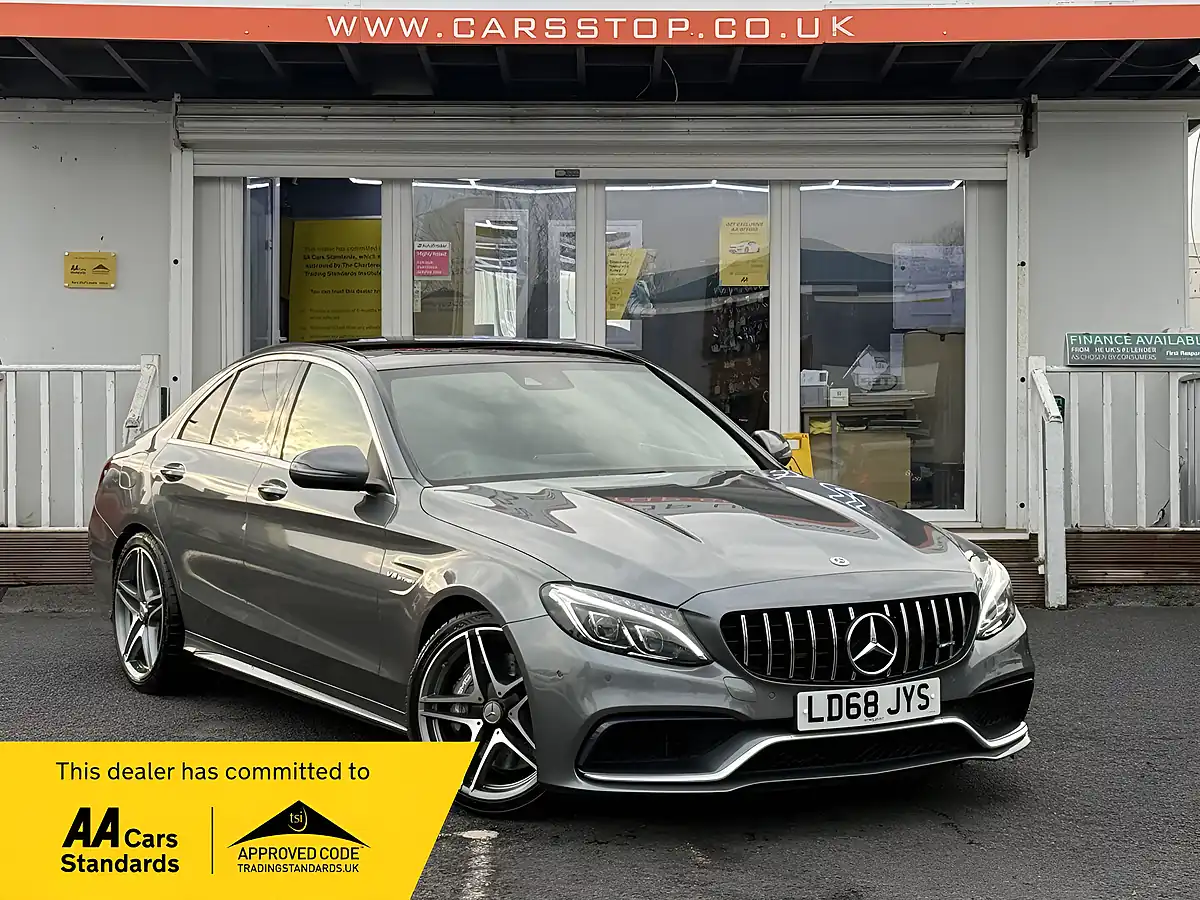 Used 2018 Mercedes-Benz C Class AMG Premium Grey - Front View