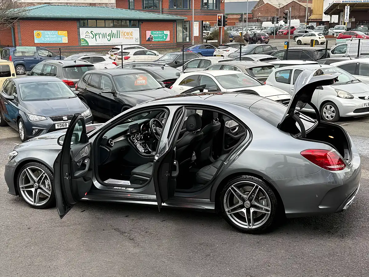 Used 2018 Mercedes-Benz C Class AMG Premium Grey - Interior and Exterior details 11