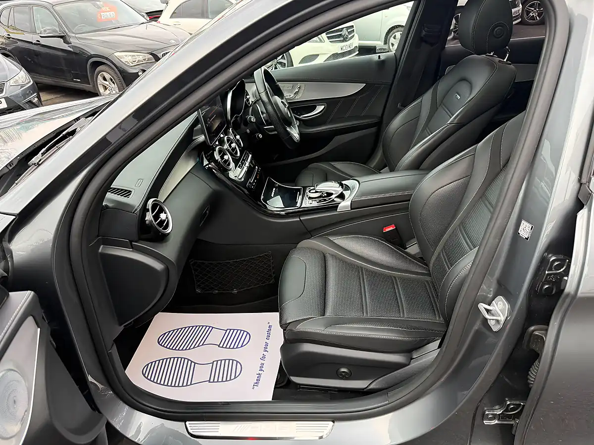 Used 2018 Mercedes-Benz C Class AMG Premium Grey - Interior and Exterior details 12