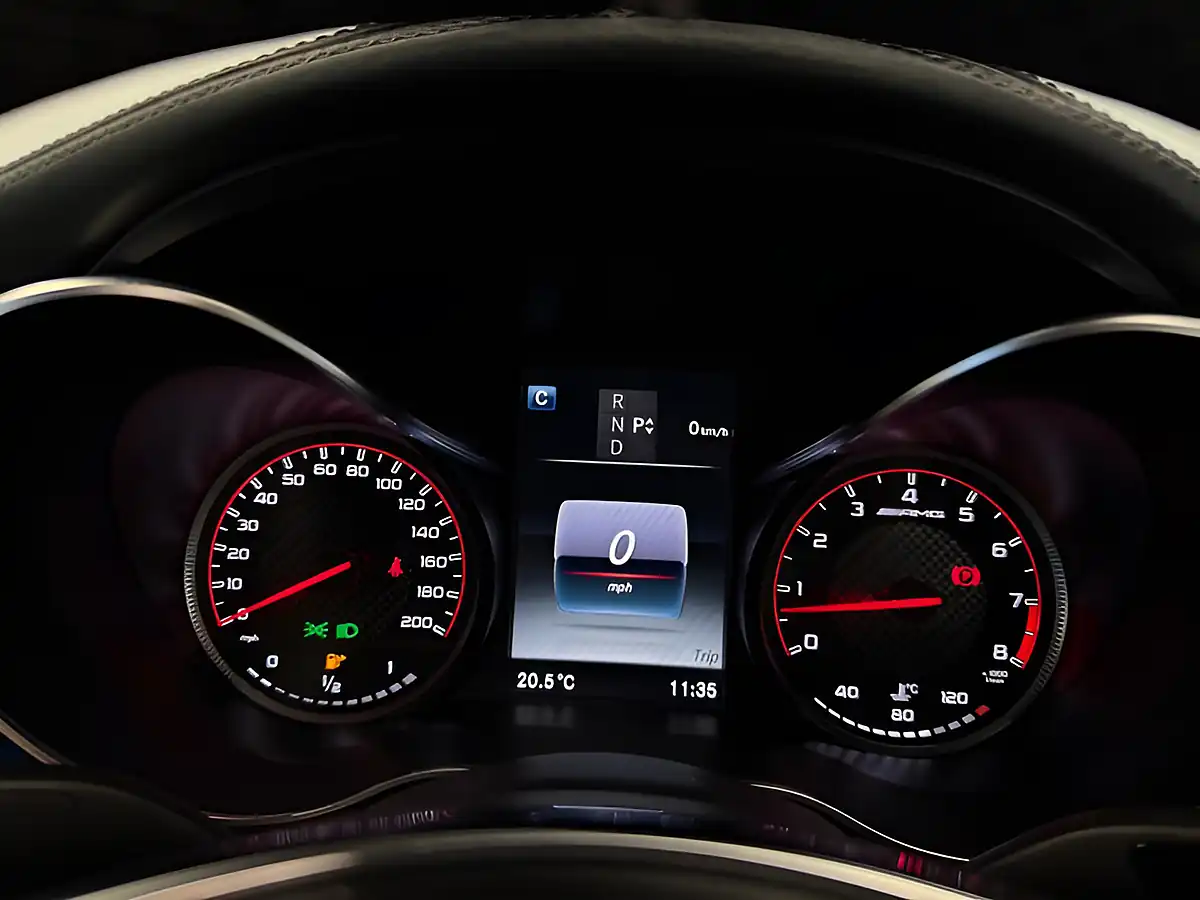 Used 2018 Mercedes-Benz C Class AMG S (premium) Black - Interior and Exterior details 15