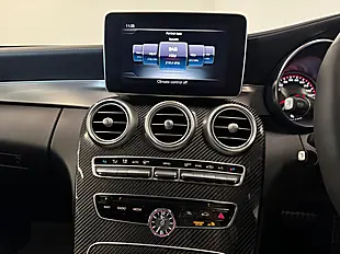 Used 2018 Mercedes-Benz C Class AMG S (premium) Black - Interior and Exterior details 16