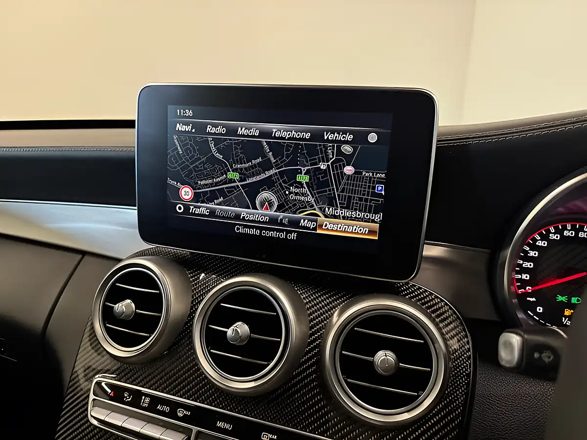 Used 2018 Mercedes-Benz C Class AMG S (premium) Black - Interior and Exterior details 17