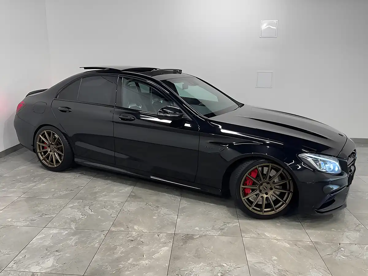 Used 2018 Mercedes-Benz C Class AMG S (premium) Black - Interior and Exterior details 2