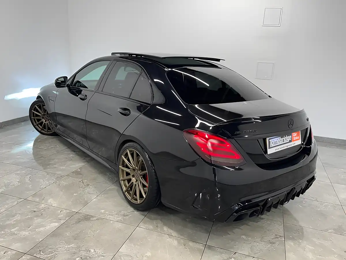 Used 2018 Mercedes-Benz C Class AMG S (premium) Black - Interior and Exterior details 5