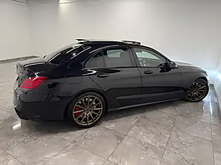 Used 2018 Mercedes-Benz C Class AMG S (premium) Black - Interior and Exterior details 8