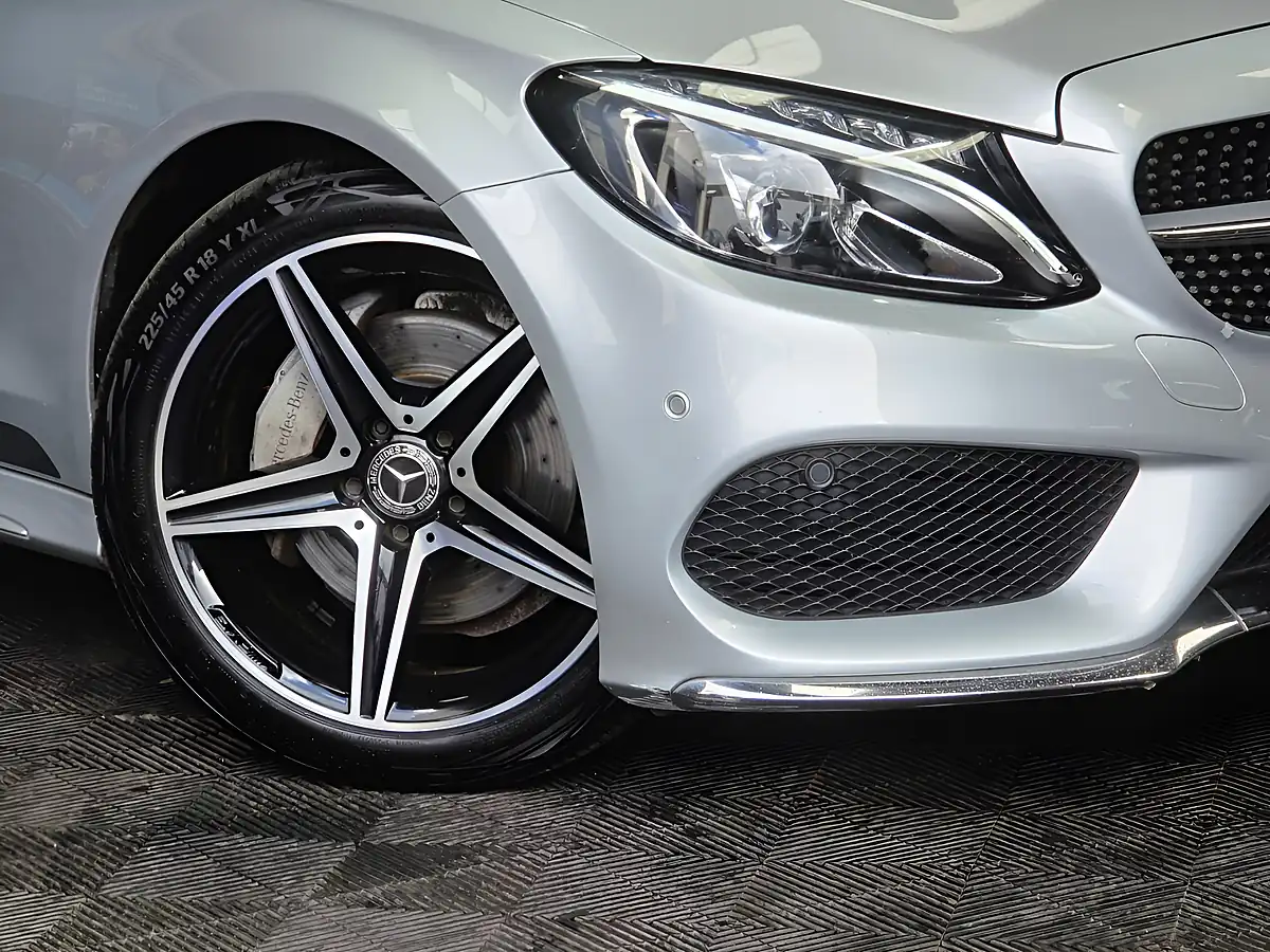 Used 2018 Mercedes-Benz C-Class Nightfall Edition Premium Plus Silver - Interior and Exterior details 6