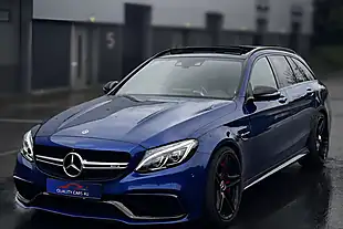 Used 2018 Mercedes-Benz C-Class Premium Blue - Interior and Exterior details 2