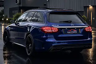 Used 2018 Mercedes-Benz C-Class Premium Blue - Interior and Exterior details 6