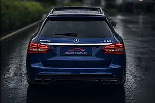 Used 2018 Mercedes-Benz C-Class Premium Blue - Interior and Exterior details 8