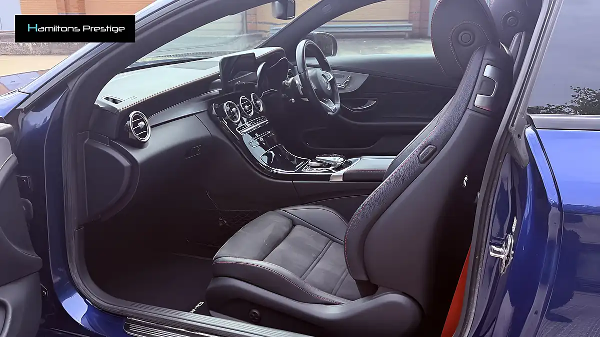 Used 2018 Mercedes-Benz C Class Premium Blue - Interior and Exterior details 11