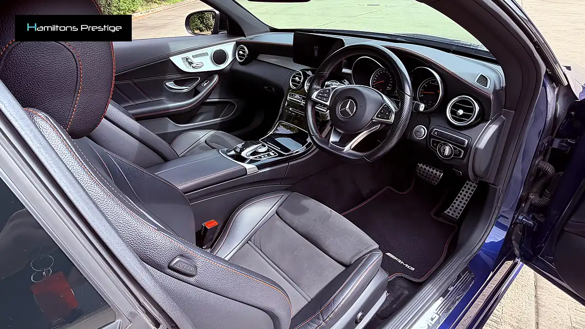 Used 2018 Mercedes-Benz C Class Premium Blue - Interior and Exterior details 14