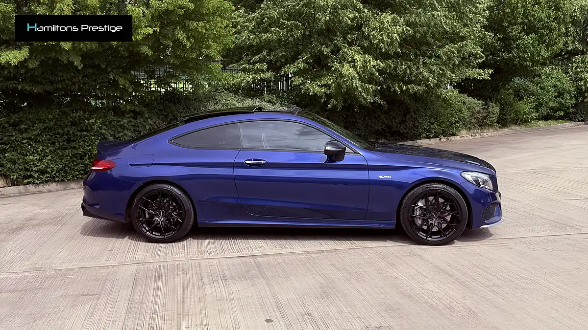 Used 2018 Mercedes-Benz C Class Premium Blue - Interior and Exterior details 2