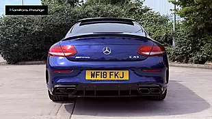 Used 2018 Mercedes-Benz C Class Premium Blue - Interior and Exterior details 3