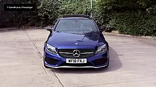 Used 2018 Mercedes-Benz C Class Premium Blue - Interior and Exterior details 8