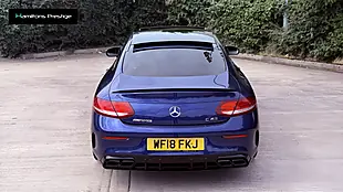 Used 2018 Mercedes-Benz C Class Premium Blue - Interior and Exterior details 9