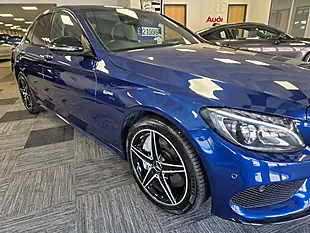 Used 2018 Mercedes-Benz C Class Premium Plus Blue - Interior and Exterior details 10