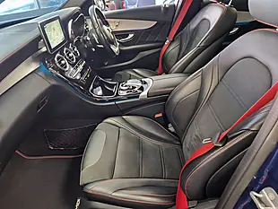 Used 2018 Mercedes-Benz C Class Premium Plus Blue - Interior and Exterior details 12