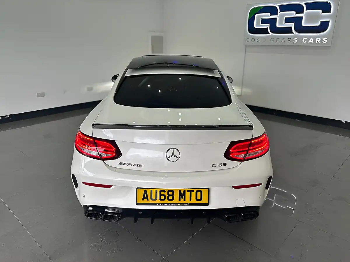 Used 2018 Mercedes-Benz C Class Premium Plus White - Interior and Exterior details 12