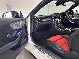 Used 2018 Mercedes-Benz C Class Premium Plus White - Interior and Exterior details 14