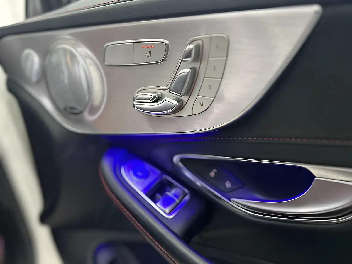 Used 2018 Mercedes-Benz C Class Premium Plus White - Interior and Exterior details 16