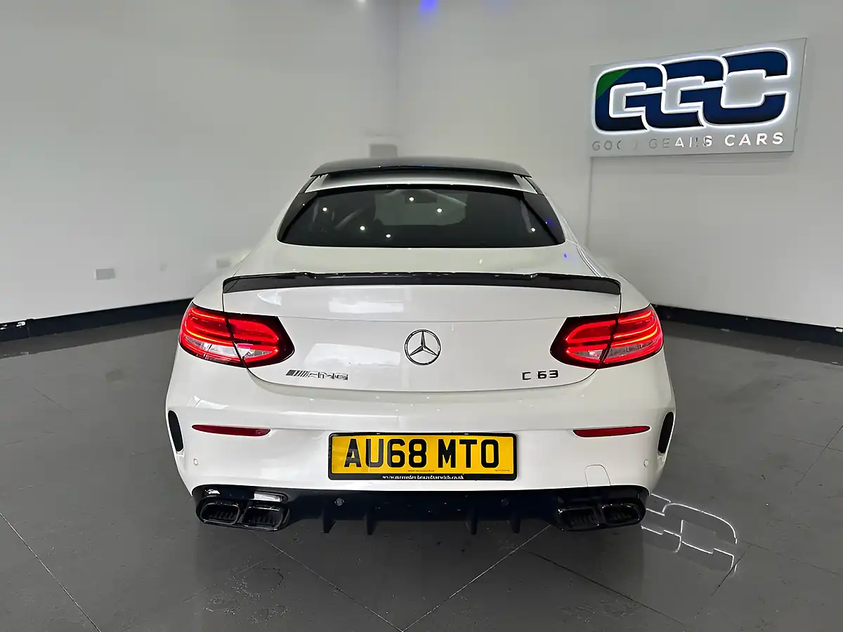 Used 2018 Mercedes-Benz C Class Premium Plus White - Interior and Exterior details 4
