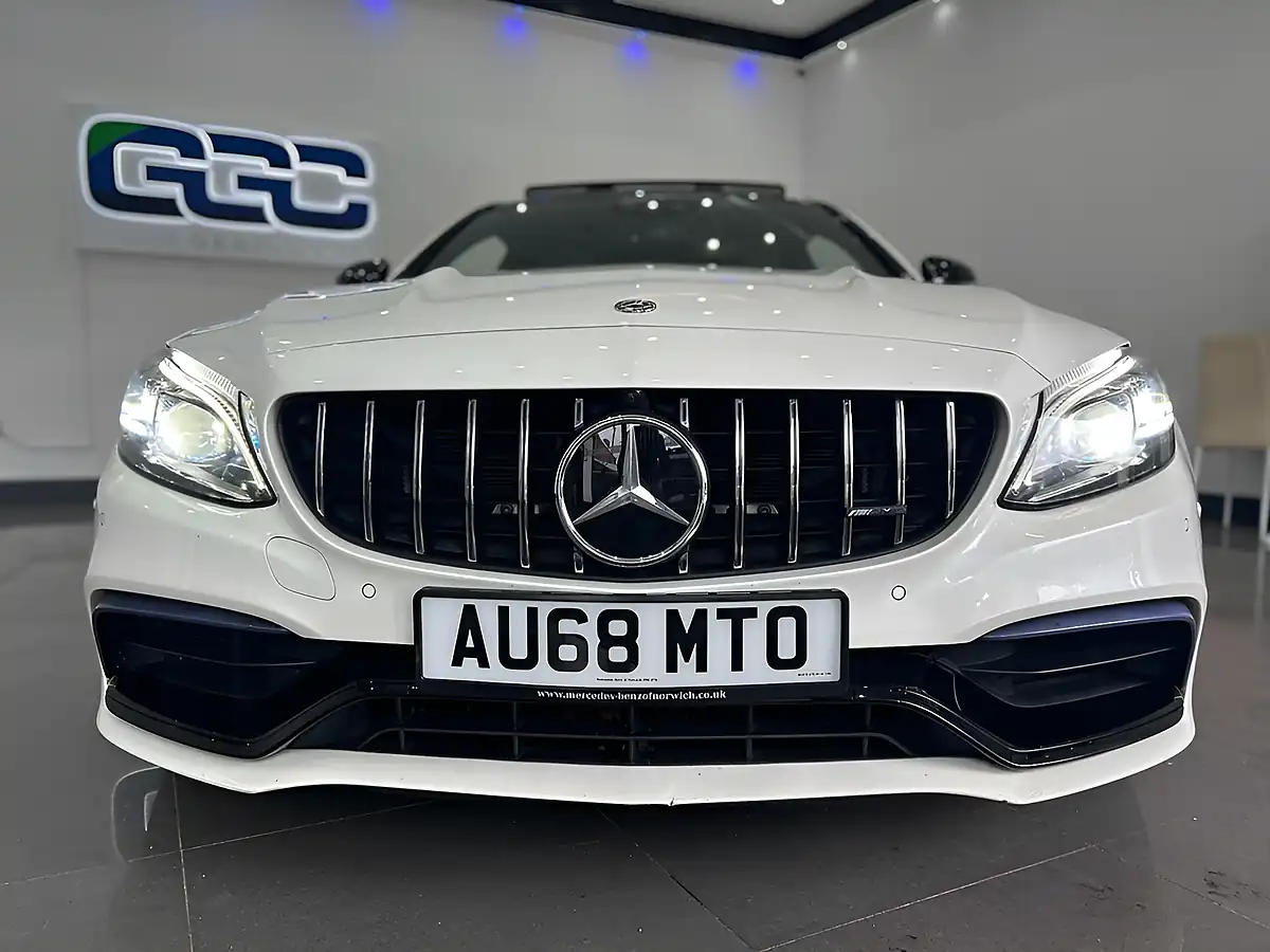 Used 2018 Mercedes-Benz C Class Premium Plus White - Interior and Exterior details 5