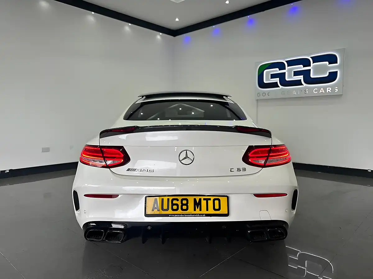 Used 2018 Mercedes-Benz C Class Premium Plus White - Interior and Exterior details 7