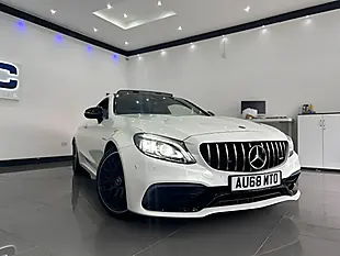 Used 2018 Mercedes-Benz C Class Premium Plus White - Interior and Exterior details 9
