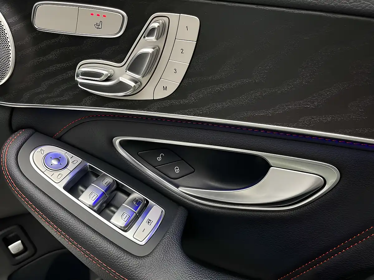 Used 2018 Mercedes-Benz C Class Premium+ White - Interior and Exterior details 12