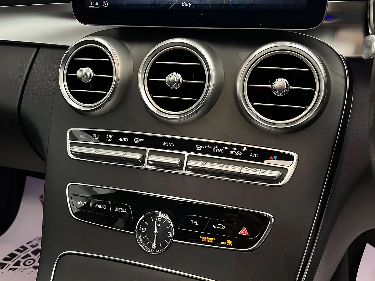 Used 2018 Mercedes-Benz C Class Premium+ White - Interior and Exterior details 14