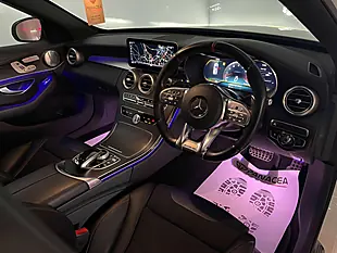Used 2018 Mercedes-Benz C Class Premium+ White - Interior and Exterior details 2