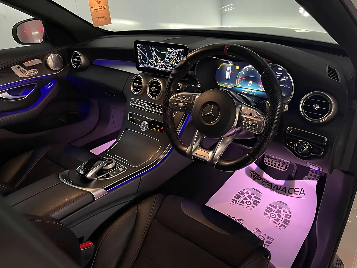Used 2018 Mercedes-Benz C Class Premium+ White - Interior and Exterior details 2