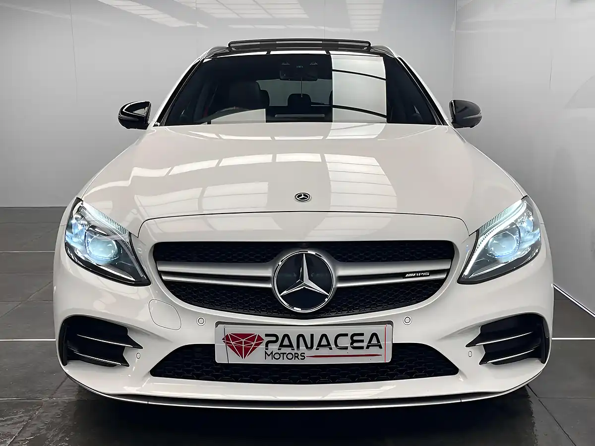 Used 2018 Mercedes-Benz C Class Premium+ White - Interior and Exterior details 7