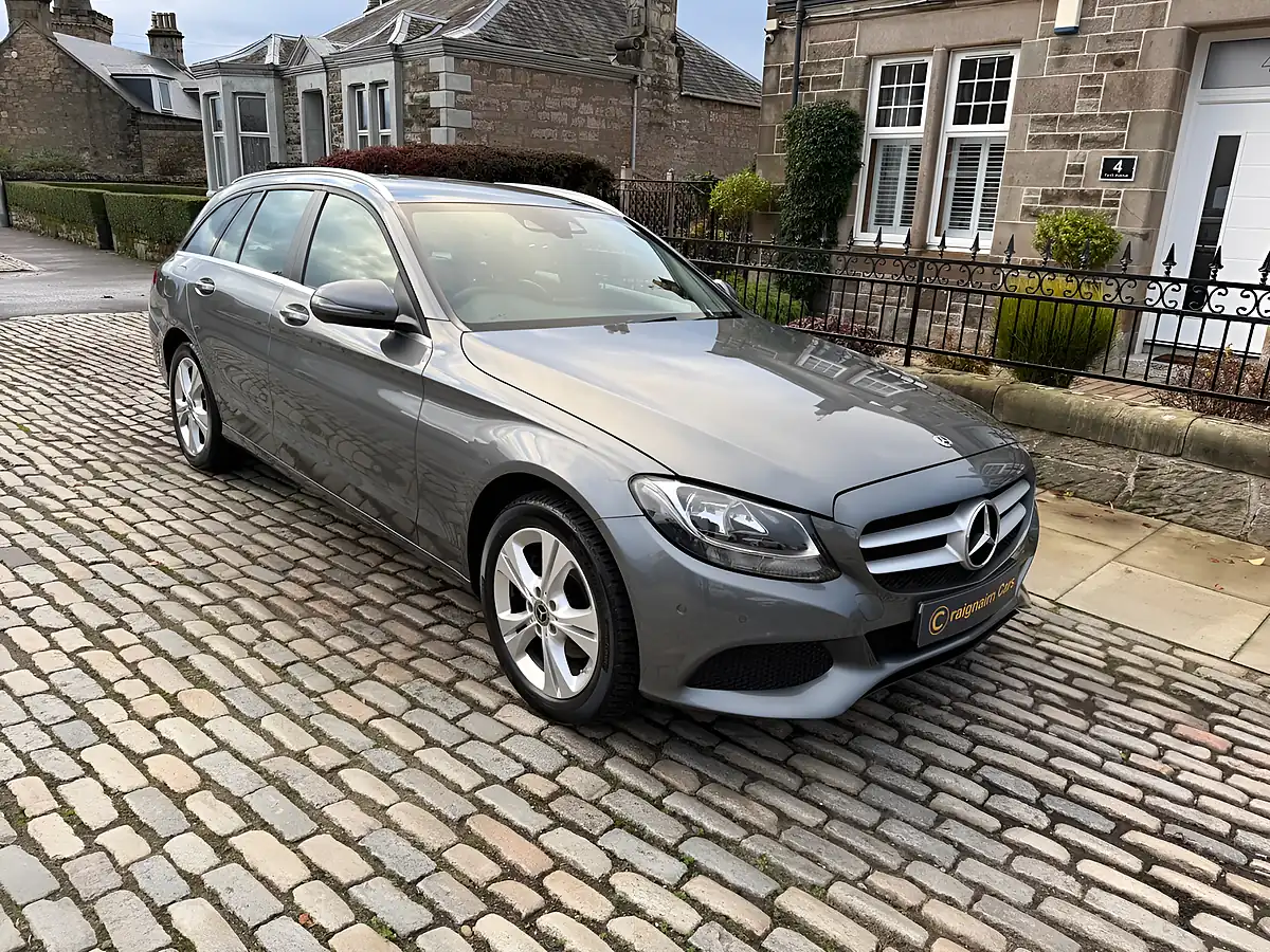 Used 2018 Mercedes-Benz C Class Se Executive Edition Selenite Grey - Interior and Exterior details 9