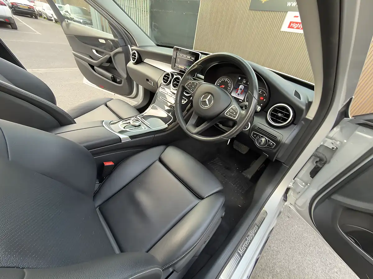 Used 2018 Mercedes-Benz C Class Se Executive Edition Silver - Interior and Exterior details 13