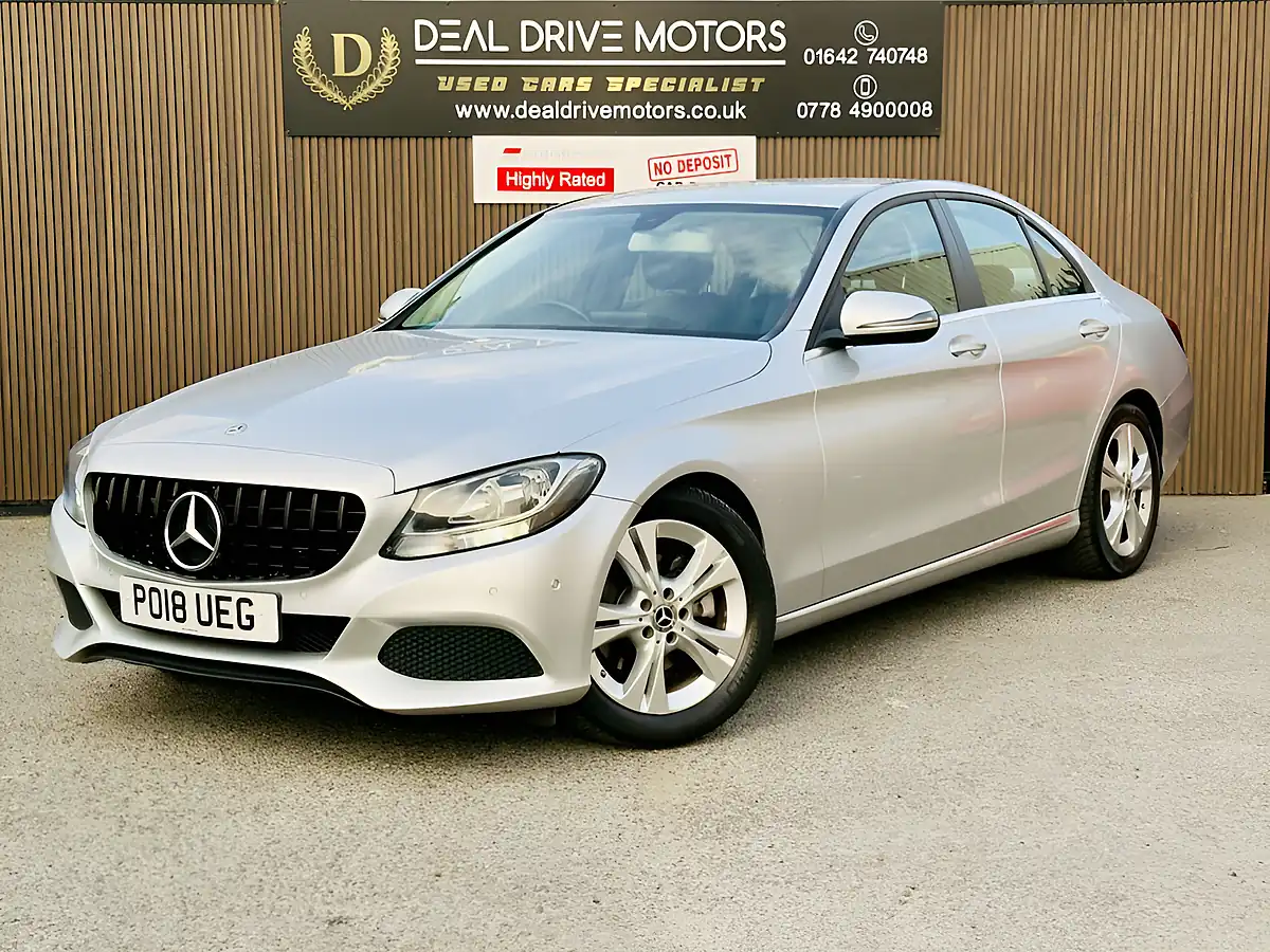 Used 2018 Mercedes-Benz C Class Se Executive Edition Silver - Interior and Exterior details 3