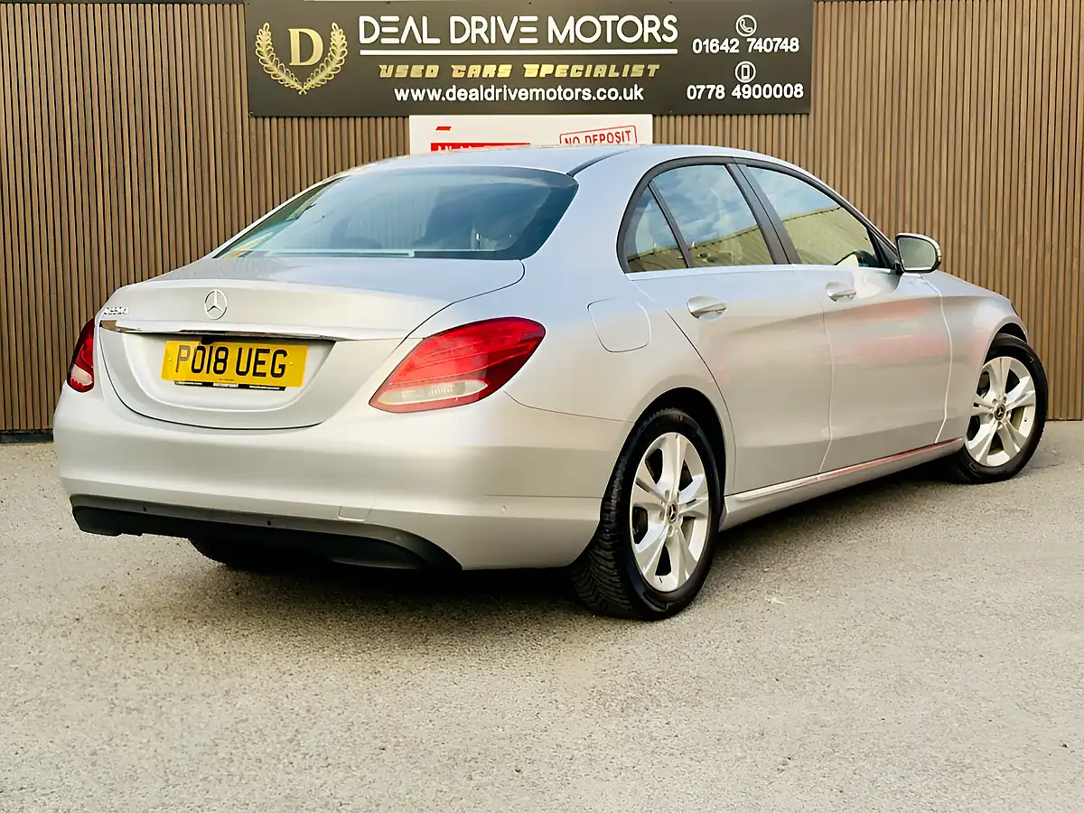 Used 2018 Mercedes-Benz C Class Se Executive Edition Silver - Interior and Exterior details 6