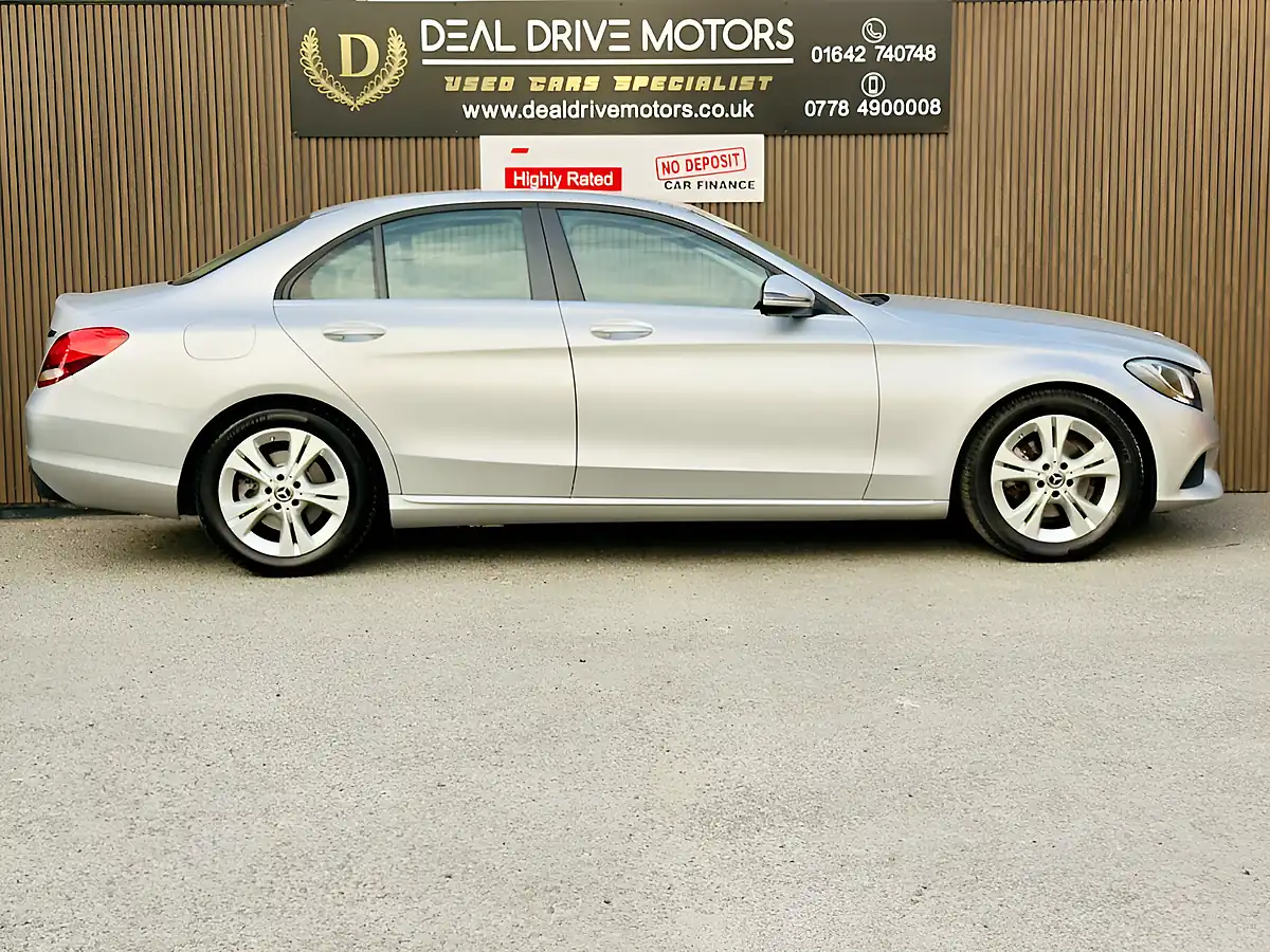 Used 2018 Mercedes-Benz C Class Se Executive Edition Silver - Interior and Exterior details 7
