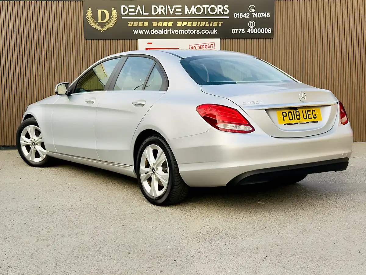 Used 2018 Mercedes-Benz C Class Se Executive Edition Silver - Interior and Exterior details 9