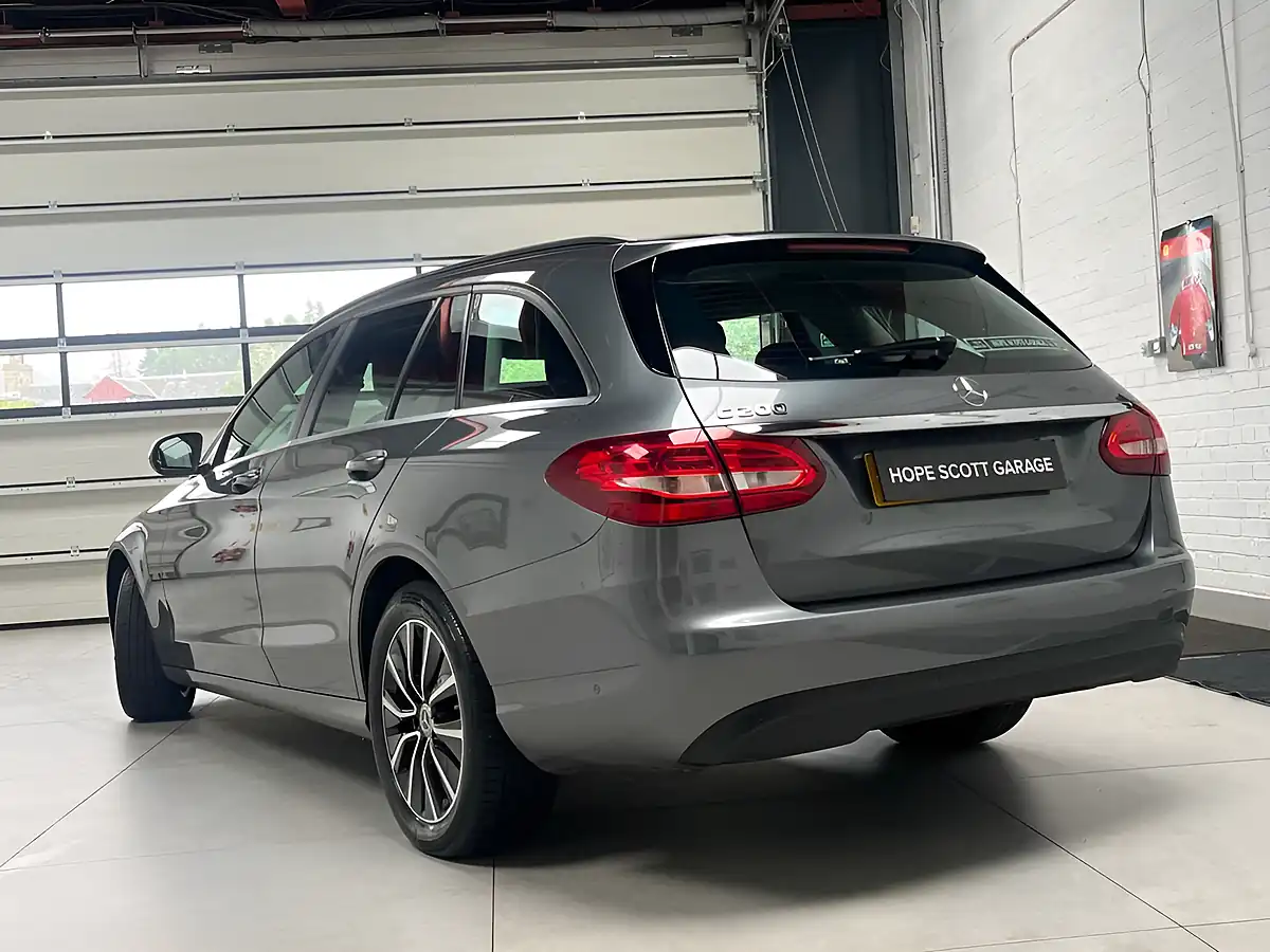 Used 2018 Mercedes-Benz C-Class Se Grey - Interior and Exterior details 4