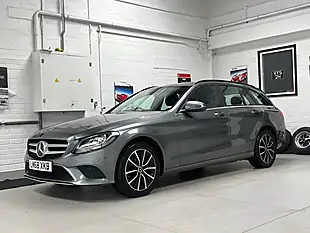 Used 2018 Mercedes-Benz C-Class Se Grey - Interior and Exterior details 8