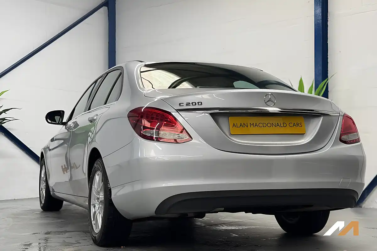 Used 2018 Mercedes-Benz C Class Se Silver - Interior and Exterior details 16