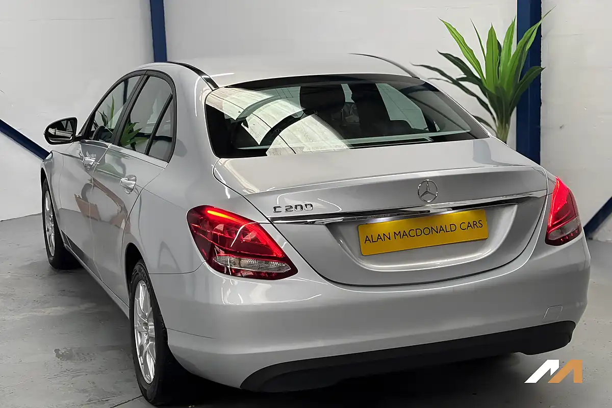 Used 2018 Mercedes-Benz C Class Se Silver - Interior and Exterior details 18
