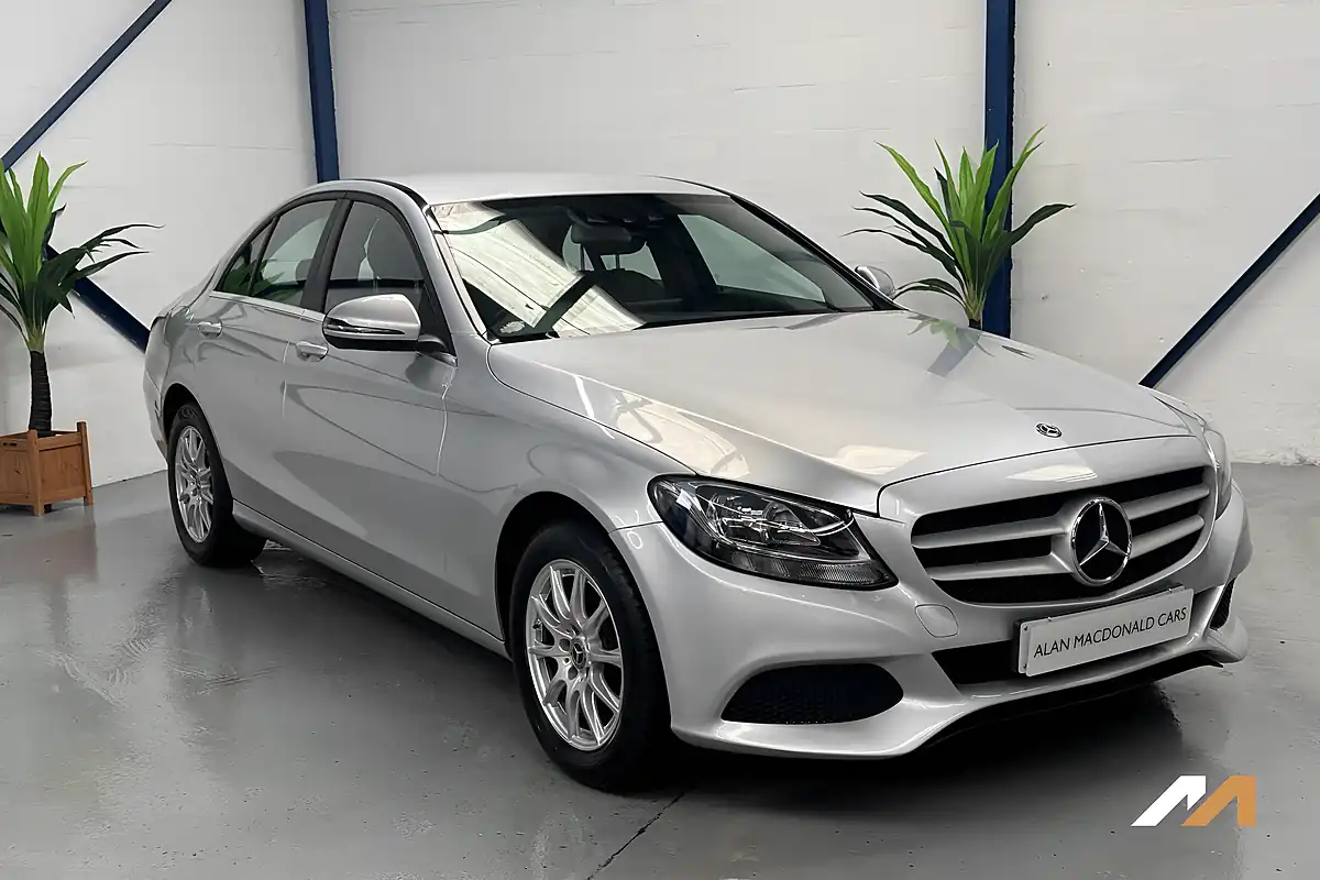 Used 2018 Mercedes-Benz C Class Se Silver - Interior and Exterior details 4