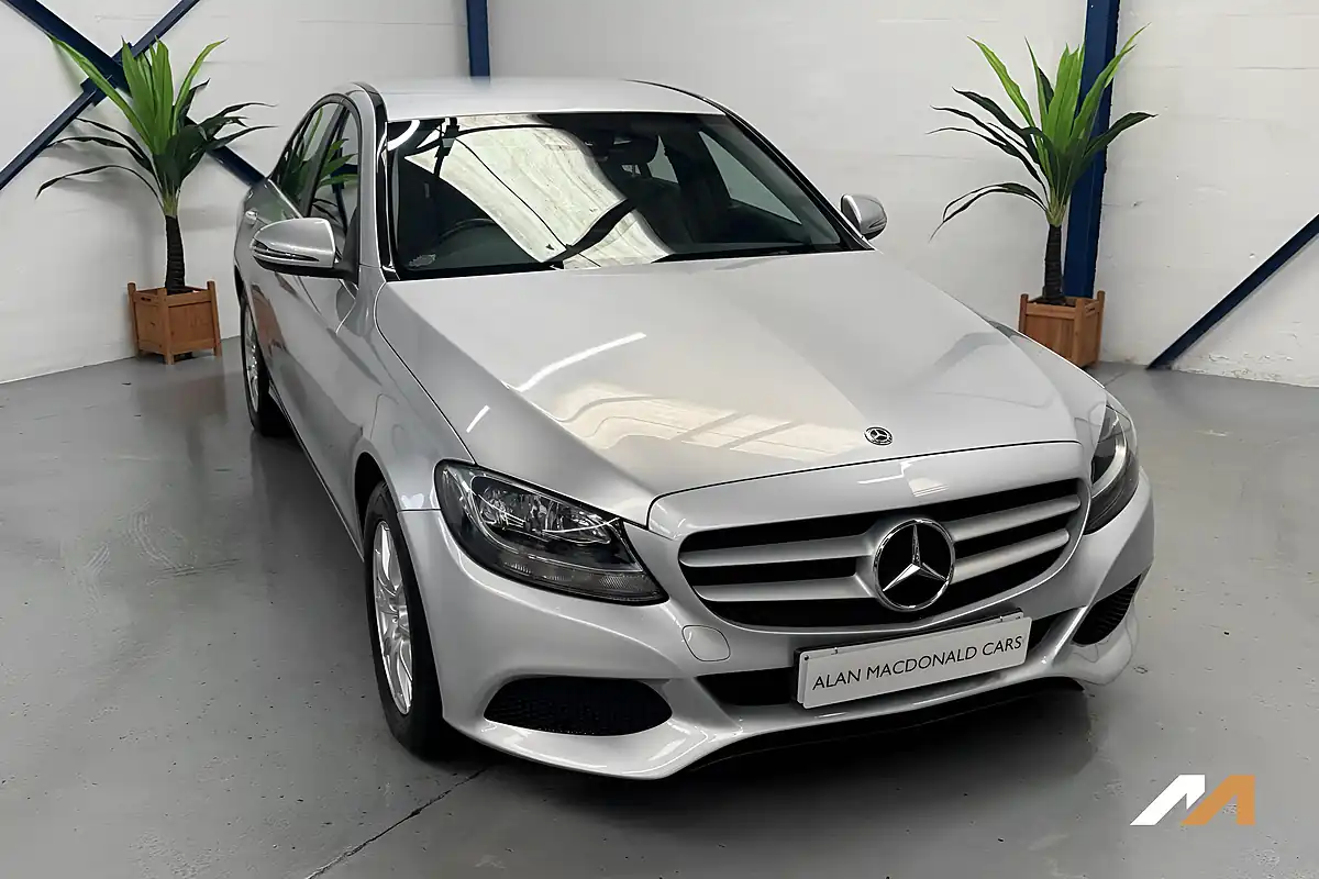 Used 2018 Mercedes-Benz C Class Se Silver - Interior and Exterior details 5