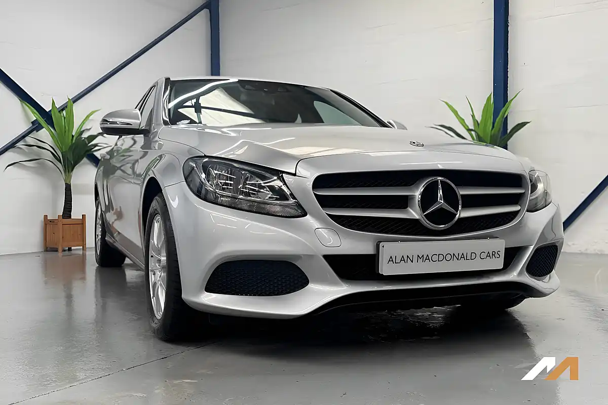 Used 2018 Mercedes-Benz C Class Se Silver - Interior and Exterior details 7