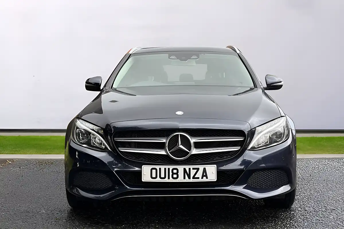 Used 2018 Mercedes-Benz C Class Sport Blue - Interior and Exterior details 2