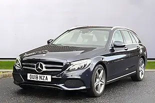 Used 2018 Mercedes-Benz C Class Sport Blue - Interior and Exterior details 3